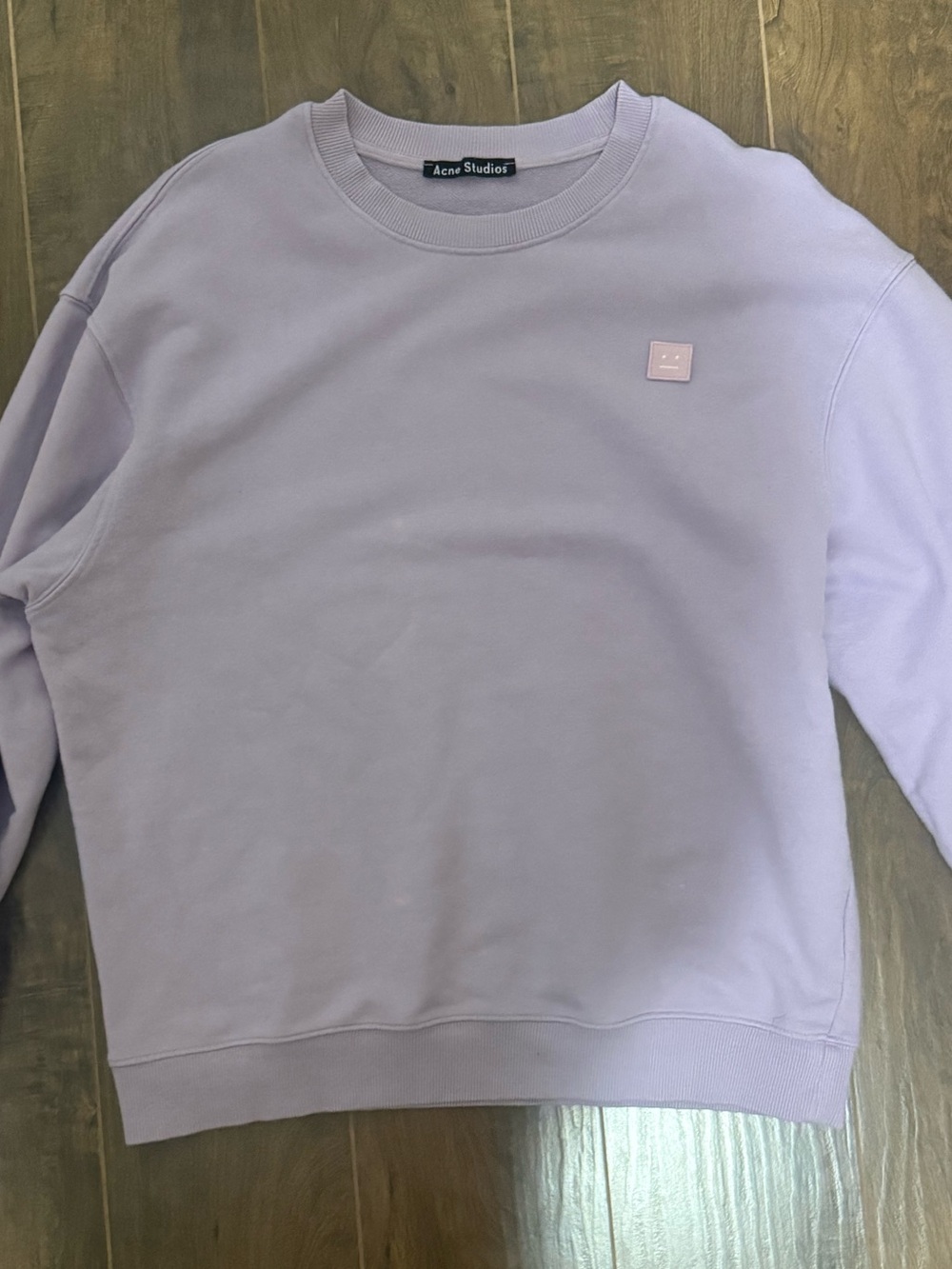 Acne Studios Men's Lilac Crewneck Sweatshirt